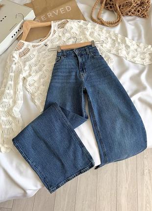 Джинси фасону wide leg h&amp;m