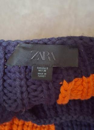 Яскравий светр zara 5