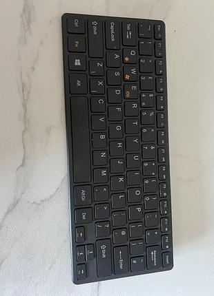 Бездротова клавіатура kit kbkl2bk bluetooth чорна