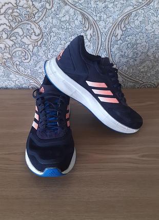 Кросівки чоловічі adidas duramo 10, синьо-помаранчеві, 41р