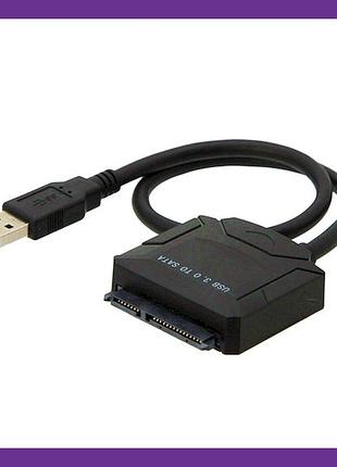 Адаптер usb 3.0 - sata iii для hdd/ssd 2.5/3.5 дюйма 5 гбіт/с до 6 тб з блоком живлення 12в 2а та plug&play