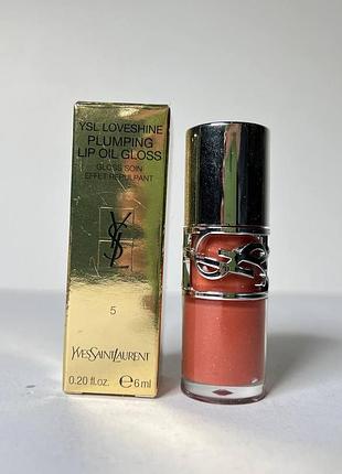Блиск-олія для губ yves saint laurent ysl loveshine plumping gloss #05
