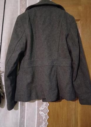 Короткое пальто с долей шерсти6 фото