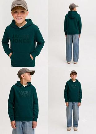 Худи jack &amp; jones в зеленом цвете 16 и 8 лет