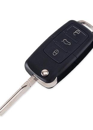Ключ зажигания, чип id48 1k0959753g, 3 кнопки, для volkswagen, skoda гарантія!