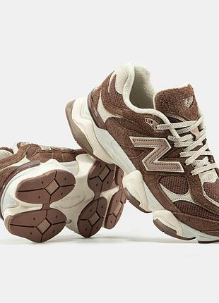 Мужские кроссовки new balance 9060 brown 40-41-42-43-44-45