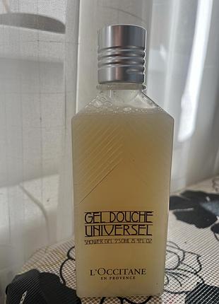 Гель для душу l'occitane eau universelle об'ємом 250 мл.