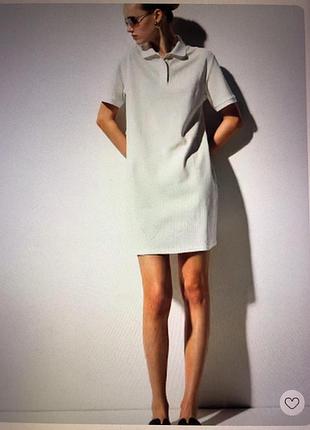 Сукня 👗 поло h&м, котонова, xl, біла