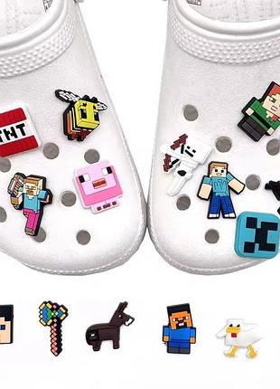 Джибітси для crocs minecraft майнкрафт