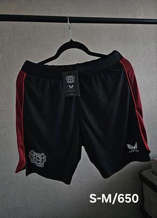 Футбольные шорты castore bayern leverkusen байер леверкузен, спортивные, тренировочные шорты кастор