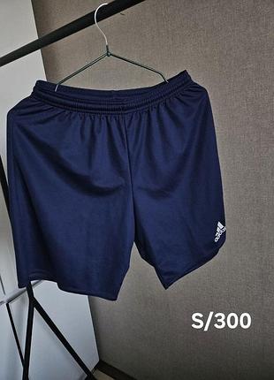 Мужские спортивные, беговые шорты adidas, синие шорты адидас