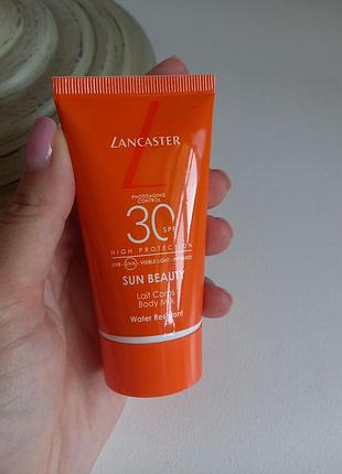 Lancaster sun beauty body milk spf30, 50 ml