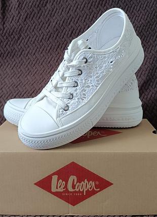 Кеды женские lee cooper белые