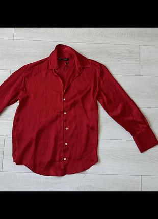 Сатинова блуза zara