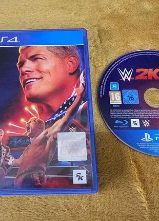Wwe 2k24, б/у, английская версия - диск для playstation 4