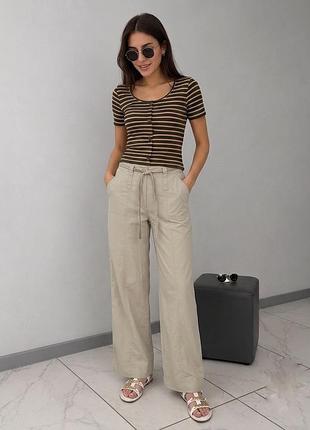 Брюки хлопковые casual
