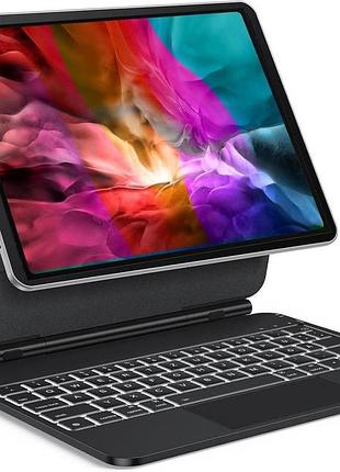 Чохол-клавіатура tecurs kc004 для ipad air 11 m3/m2 air 6/5/4 ipad pro 11 з тачпадом bluetooth підсвіткою магнітний