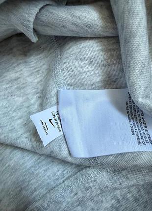 Кофта nike sportwear tech fleece сіра 5