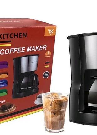 Кавоварка крапельна з підігрівом top kitchen для дому та офісу