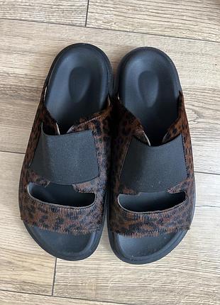 Шльопки сандалі te shoes леопард