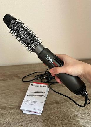 Фен-щітка babyliss pro titanium tourmaline, професійна укладка