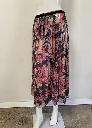 Спідниця паєтки квіти maeve by anthropologie
