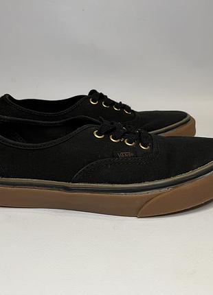 Vans черные кеды унисекс 24 см