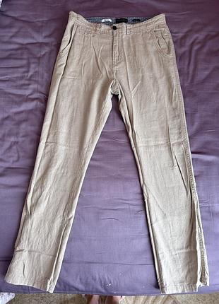 Лляні штани casual friday regular fit