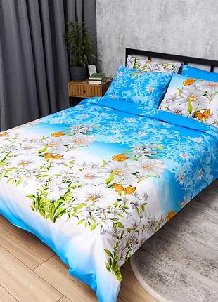 Комплект постельного белья moon&star бязь gold люкс sunny bloom king size 220x240 наволочки 2х70х70