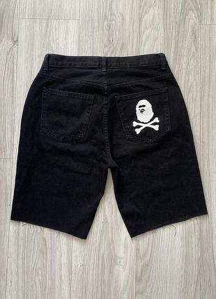 Джинсові шорти bape a bathing ape