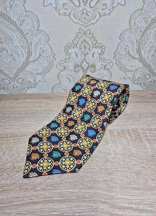 Шовковий галстук gianni versace медуза бароко (vintage 90s, italy) оригінал!