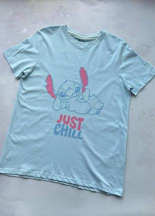 Футболка на дівчинку бавовняна стіч stitch від primark, р.166 см (14-15 років)