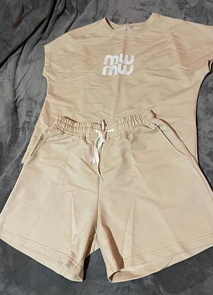 Літній костюм miu miu