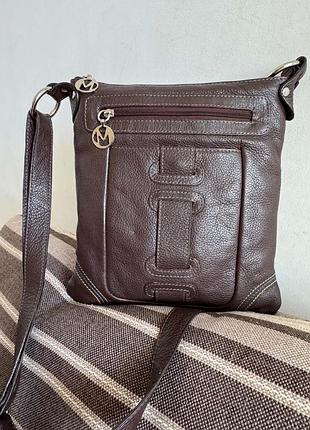 Шкіряна сумка кросбоді genuine leather
