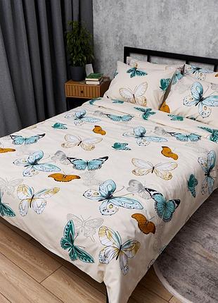 Комплект постільної білизни moon&star бязь gold люкс sunny bloom king size 220x240 наволочки 4х70х70