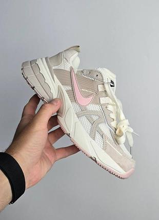 Жіночі кросівки nike v2k run cream / beige / pink / smb+ 🔗