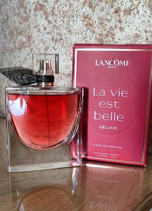 Lancôme la vie est belle l'elixir, распив оригинальной парфюмерии