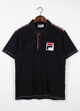 Поло fila biella italia polo оригінал s-m чорне