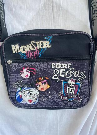 🖤 сумка через плечо monster high от starpak (y2k / grunge / goth)