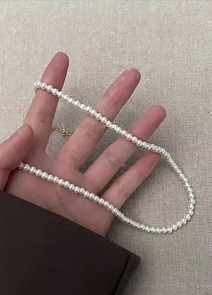 Намисто колье перлини