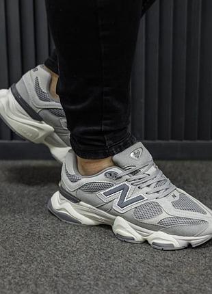 Чоловічі кросівки new balance 9060 grey white / smb+ 🔗