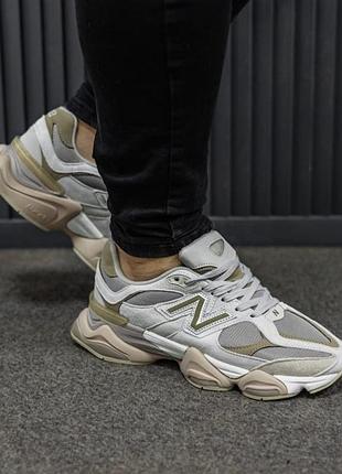 Чоловічі кросівки new balance 9060 grey beige / smb+ 🔗