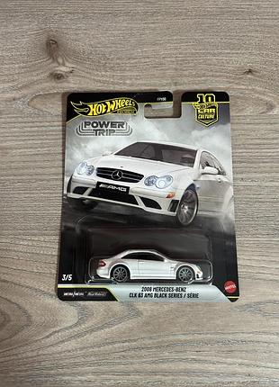 Hot wheels premium mercedes-benz clk 63 amg black series мерседес хот вілс