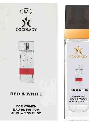 Парфюмированная вода для женщин 40мл red white аромат armand basi in red parfum тм cocolady