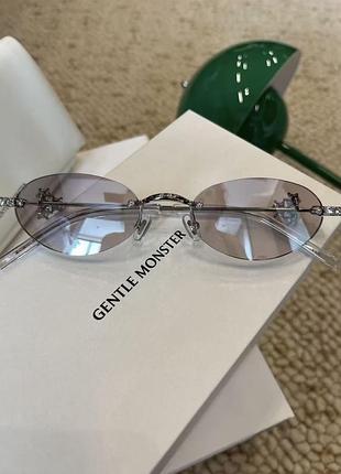 Окуляри у сірій лінзі від gentle monster