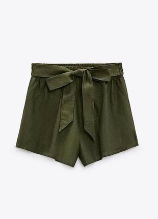 Шорти zara нові льон