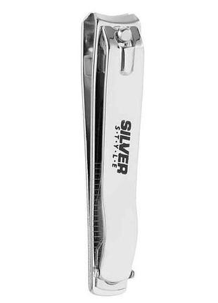 Кусачки для ногтей sk-0068/1 клиппер 8cм с пилкой полибег тм silver style