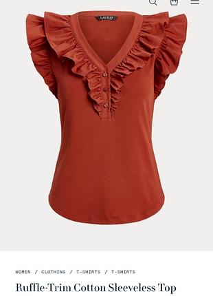 Футболка топ lauren ralph lauren в идеальном состоянии размер s
