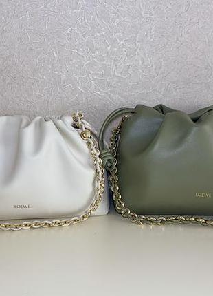 Сумка loewe flamenco шкіра, люкс якість