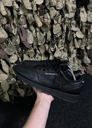 45 reebok classic кросівки рібок чорні